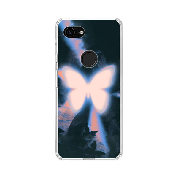 Glowing White Butterfly Google Pixel 3a Case