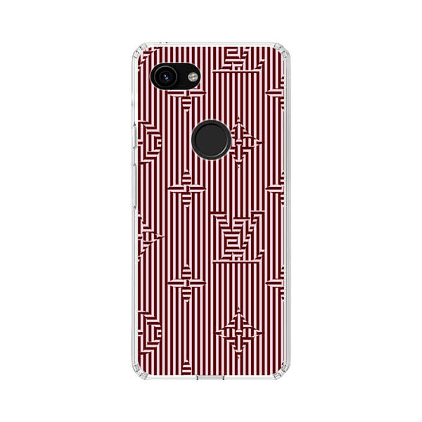 Intricate Geometric Striped Pattern Google Pixel 3a Case