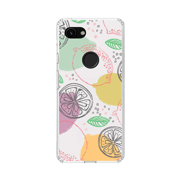 Lemon Colorful Abstract Pattern Google Pixel 3a Case