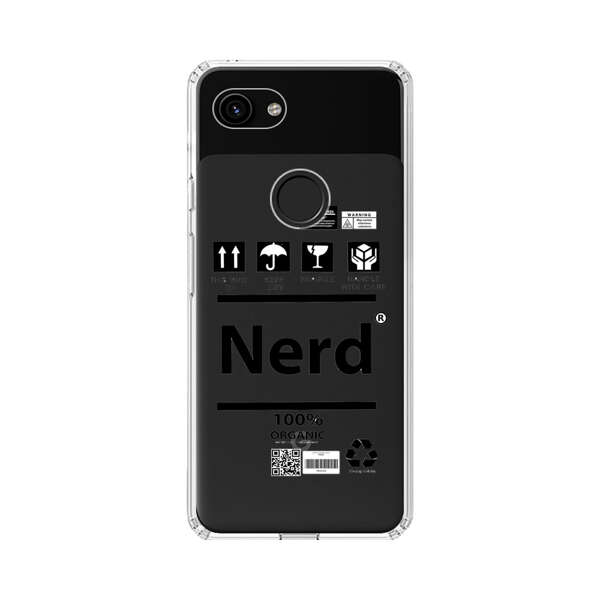 Minimalist Nerd Shipping Icons Design Google Pixel 3a Case