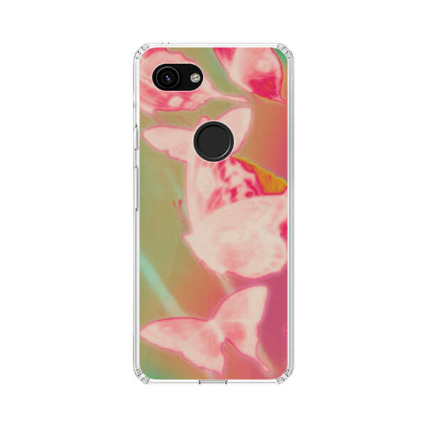Pink Butterflies Dreamy Colorful Background Google Pixel 3a Case