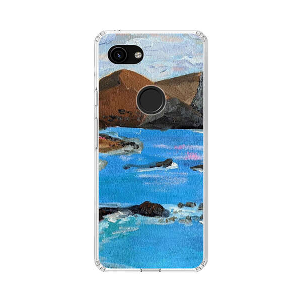 Rocky Coastline Ocean Painting Google Pixel 3a Case