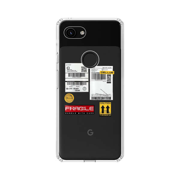 Shipping Labels and Fragile Handling Stickers Google Pixel 3a Case