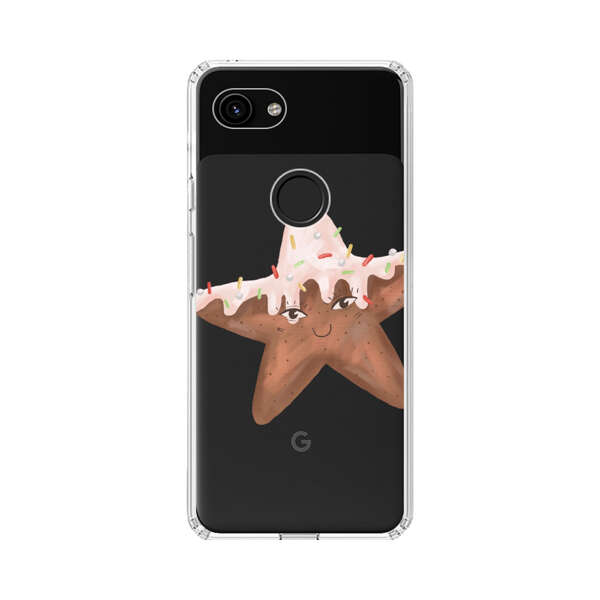 Smiling Gingerbread Star Cookie Google Pixel 3a Case