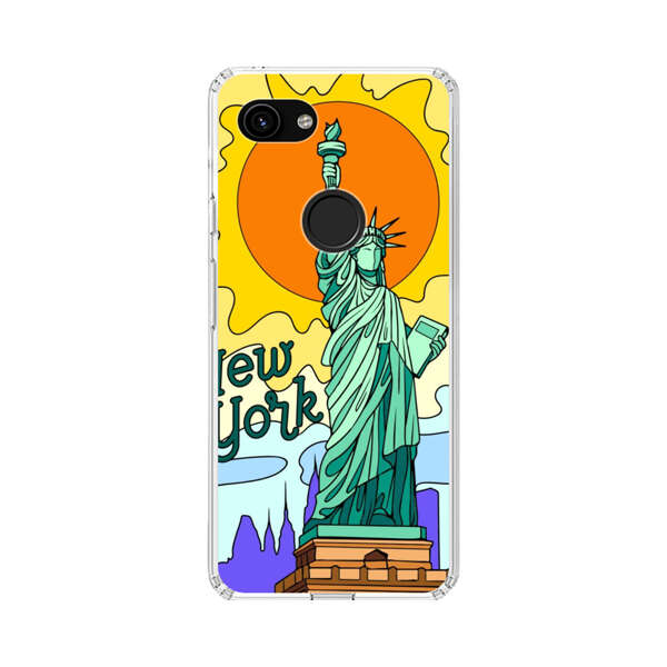 Statue of Liberty New York Artistic Sun Google Pixel 3a Case