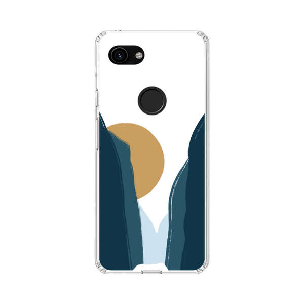Sunset Between Dark Cliffs Google Pixel 3a Case