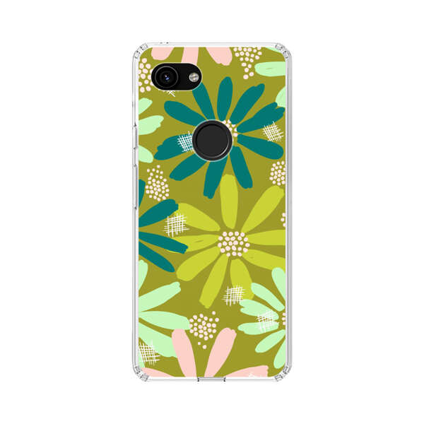 Vibrant Floral Daisy Pattern Google Pixel 3a Case