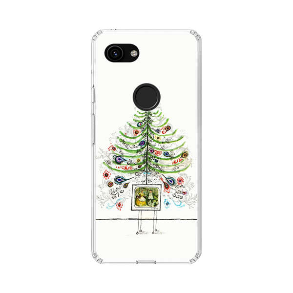 Whimsical Christmas Tree Artistic Design Google Pixel 3a Case