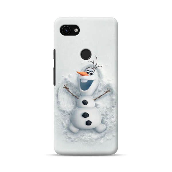 frozen snowman Google Pixel 3a Hard Case