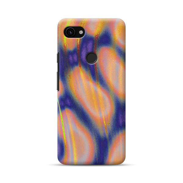 Abstract Vibrant Swirl Art Google Pixel 3a Hard Case