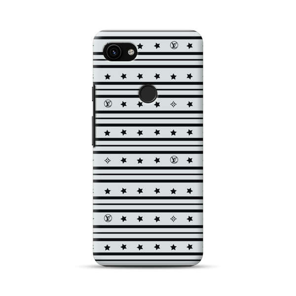 Elegant Stars Geometric Pattern Google Pixel 3a Hard Case