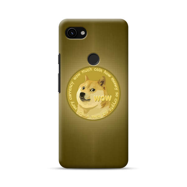 Golden Dogecoin Coin Google Pixel 3a Hard Case
