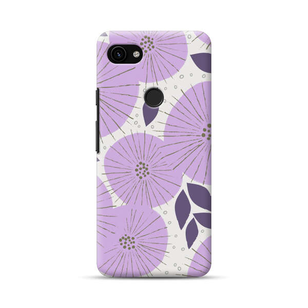 Lavender Flower Pattern Google Pixel 3a Hard Case