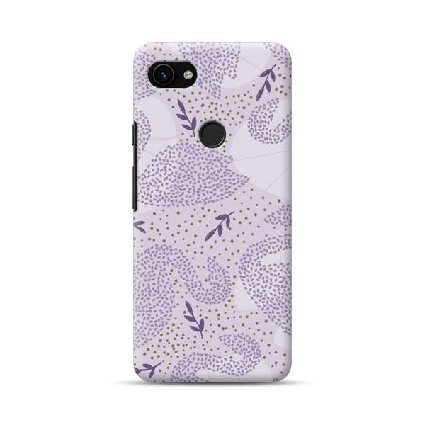 Lavender Swan Pattern Google Pixel 3a Hard Case