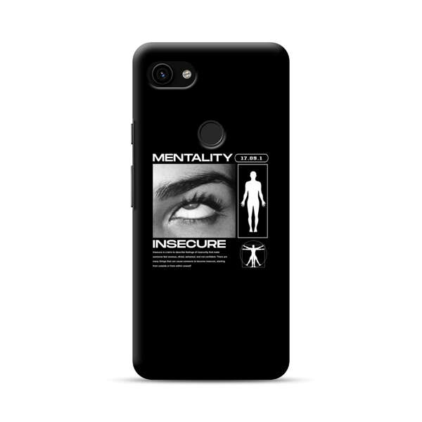 Mentality Insecure Eye Art Google Pixel 3a Hard Case