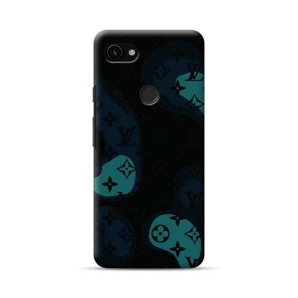 Modern Abstract Question Marks with Luxury Motifs Google Pixel 3a Hard Case