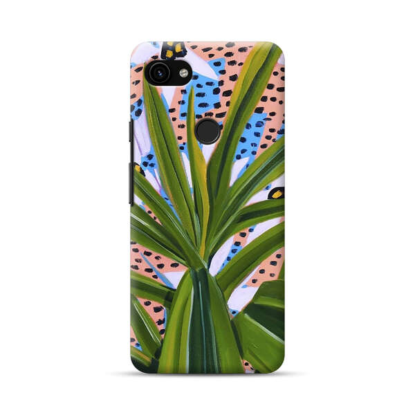 Tropical Leaves Abstract Pattern Google Pixel 3a Hard Case
