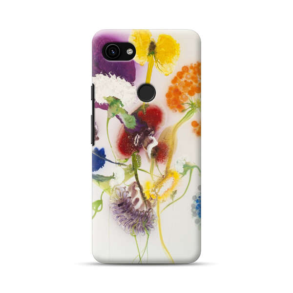 Vibrant Abstract Floral Artwork Google Pixel 3a Hard Case