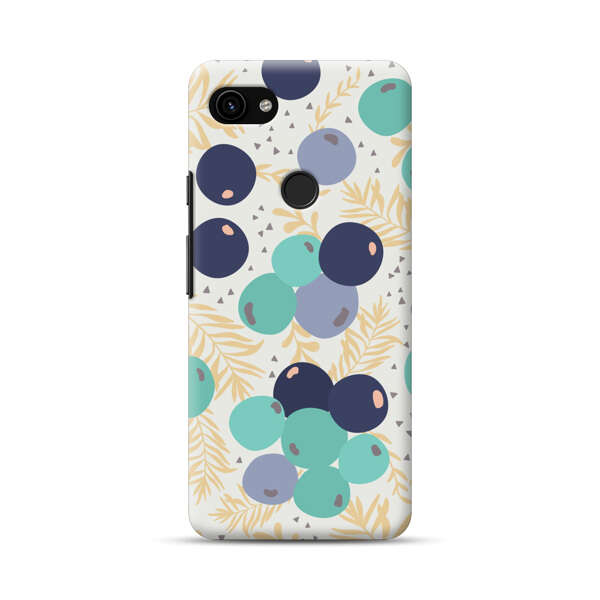 Abstract Berries Pattern Google Pixel 3a XL Hard Case