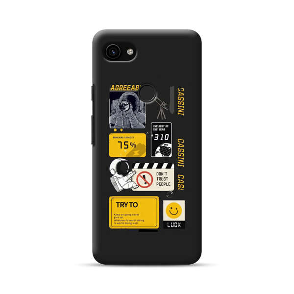 Astronaut Space Exploration Motivation Design Google Pixel 3a XL Hard Case