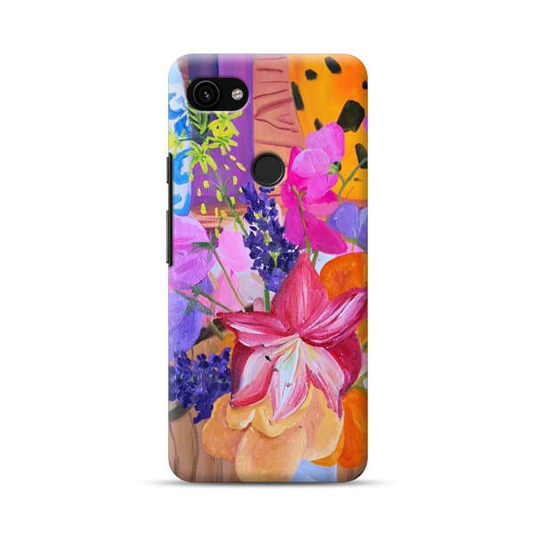 Bright Vibrant Floral Still Life Google Pixel 3a XL Hard Case