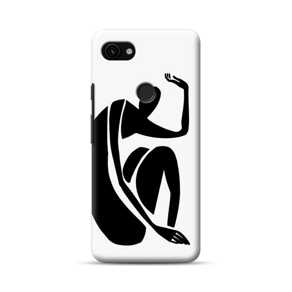 Minimalist Abstract Human Figure Google Pixel 3a XL Hard Case