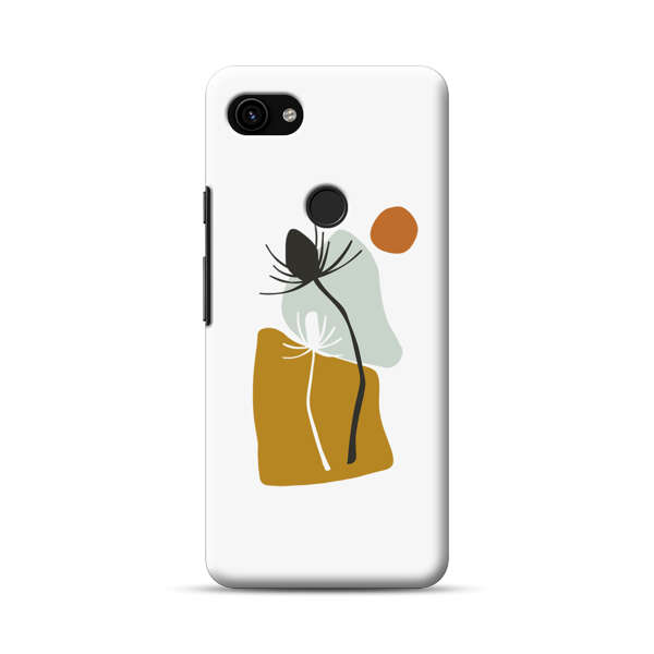 Minimalist Abstract Nature Design Google Pixel 3a XL Hard Case
