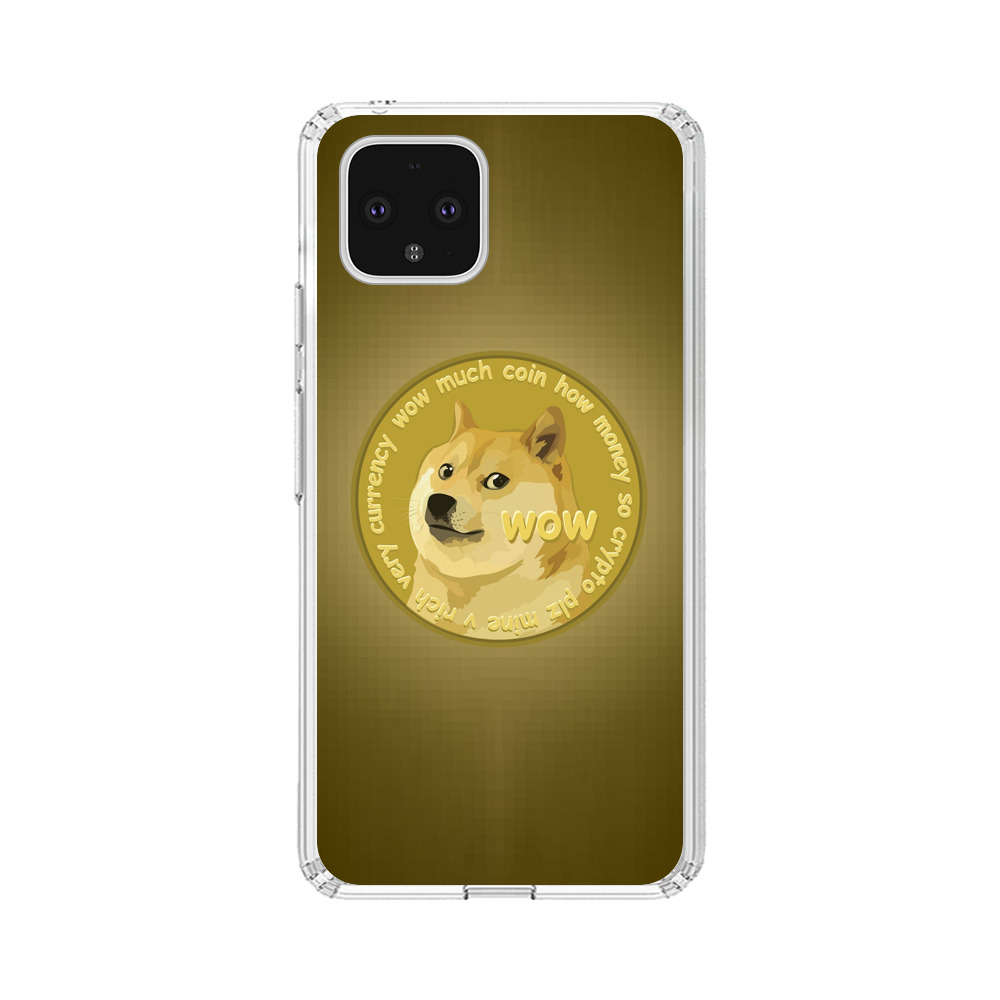 Golden Dogecoin Coin Google Pixel 4 Case