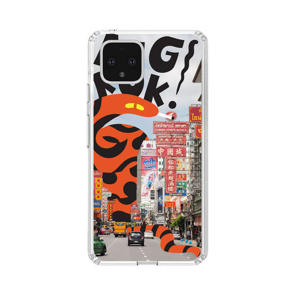 Bangkok Chinatown Snake Street Scene Google Pixel 4 Case