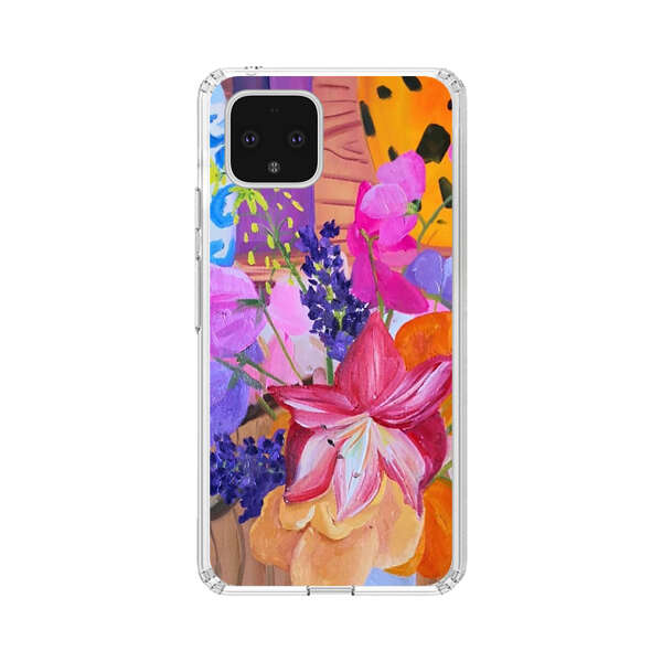 Bright Vibrant Floral Still Life Google Pixel 4 Case