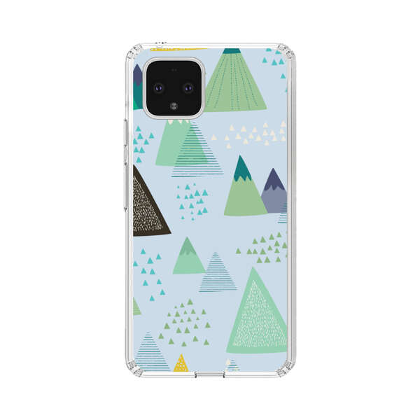 Colorful Abstract Mountain Pattern Google Pixel 4 Case