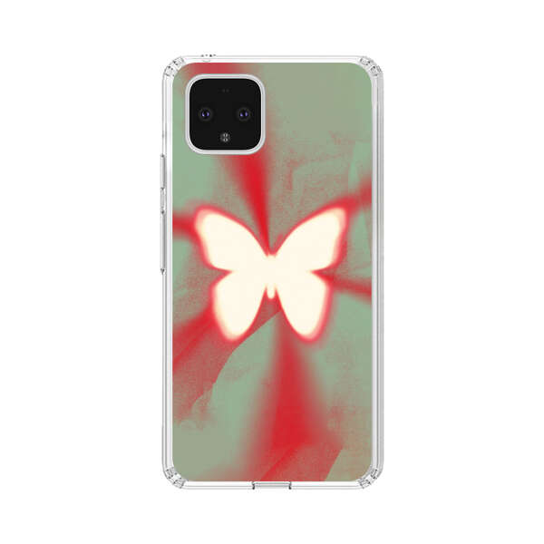 Glowing White Butterfly Abstract Radiant Design Google Pixel 4 Case