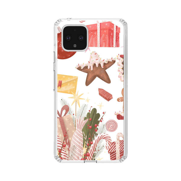 Holiday Gingerbread Candy Cane Gifts Google Pixel 4 Case