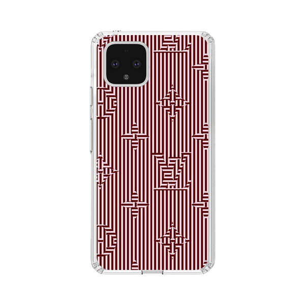 Intricate Geometric Striped Pattern Google Pixel 4 Case