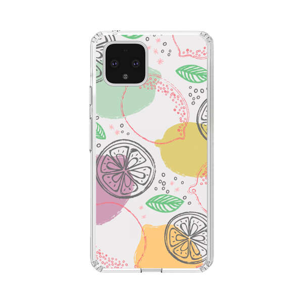 Lemon Colorful Abstract Pattern Google Pixel 4 Case