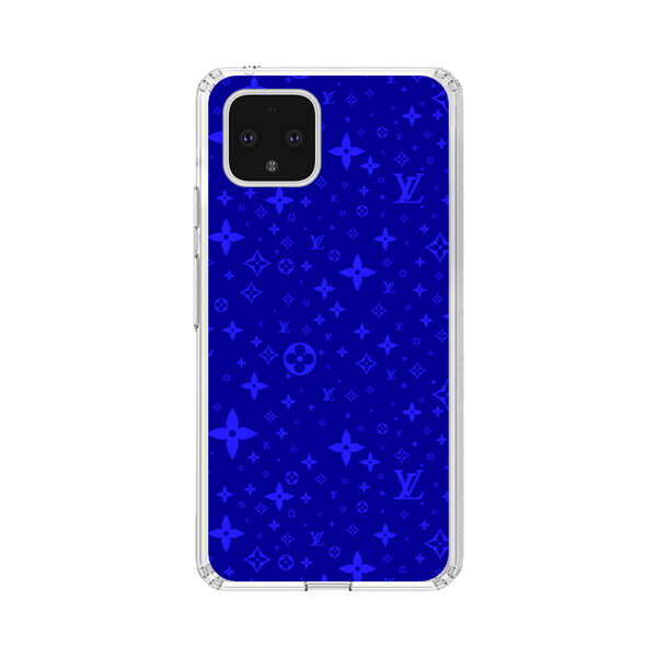 Luxury Blue Designer Pattern Google Pixel 4 Case