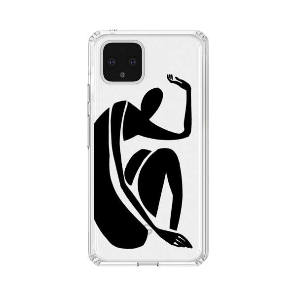Minimalist Abstract Human Figure Google Pixel 4 Case