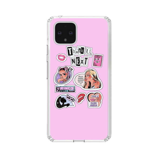 Pop Art Fashion Stickers Google Pixel 4 Case