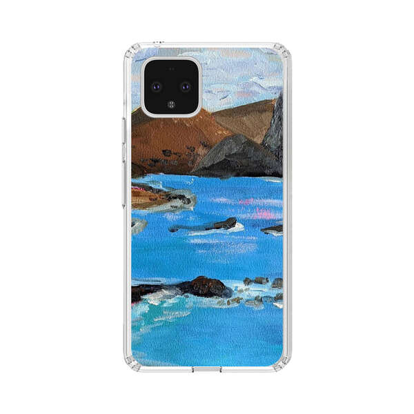 Rocky Coastline Ocean Painting Google Pixel 4 Case