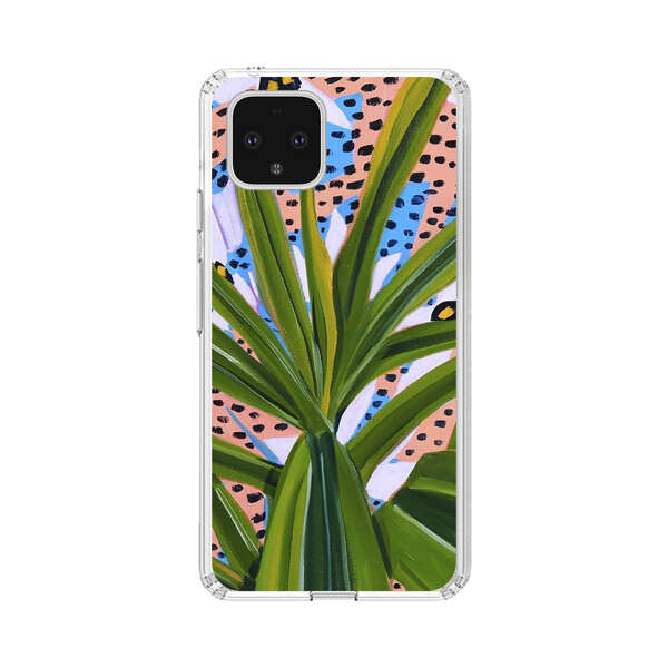 Tropical Leaves Abstract Pattern Google Pixel 4 Case