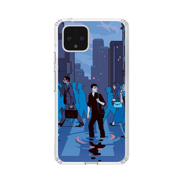 Urban Lonely Person Crosswalk Google Pixel 4 Case