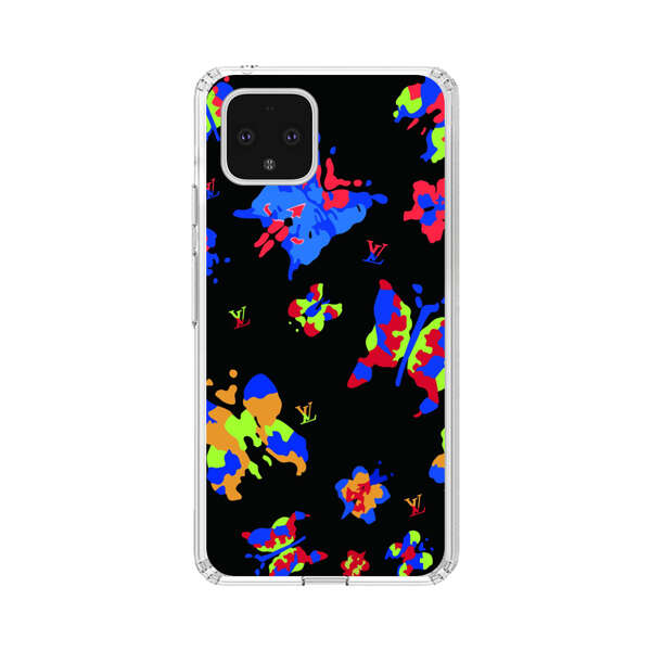 Vibrant Abstract Butterflies and Floral Splashes Google Pixel 4 Case