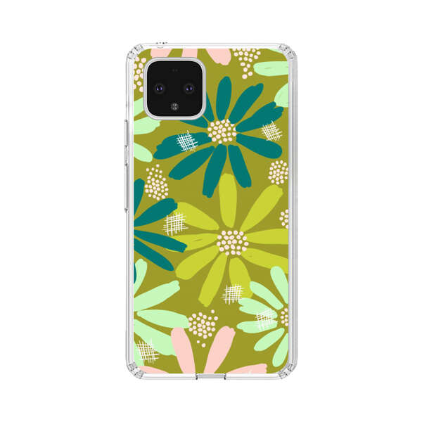 Vibrant Floral Daisy Pattern Google Pixel 4 Case