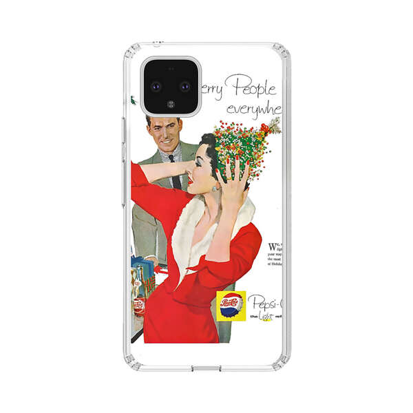 Vintage Pepsi-Cola Holiday Advertisement Google Pixel 4 Case