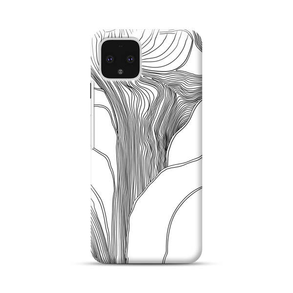 Abstract Line Art Design Google Pixel 4 Hard Case