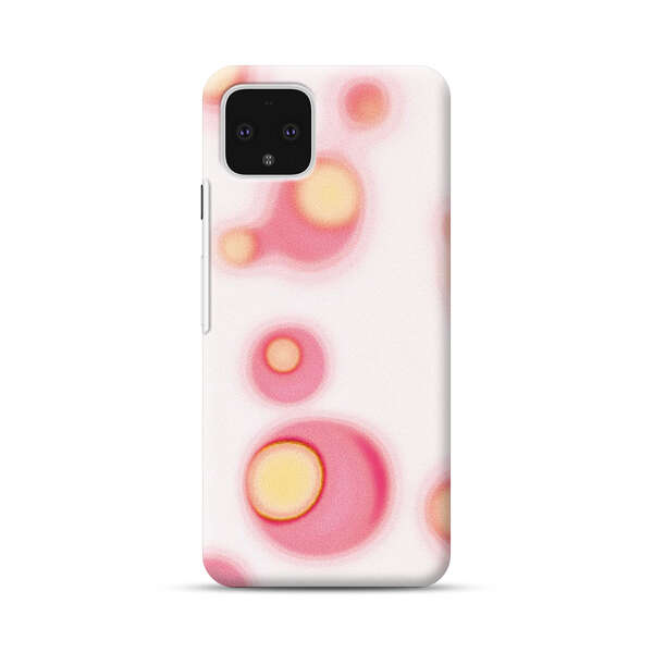 Abstract Pink and Yellow Blobs Google Pixel 4 Hard Case