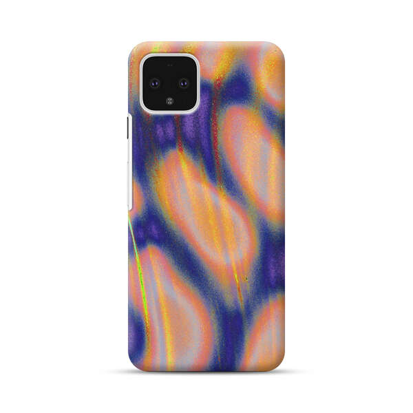 Abstract Vibrant Swirl Art Google Pixel 4 Hard Case