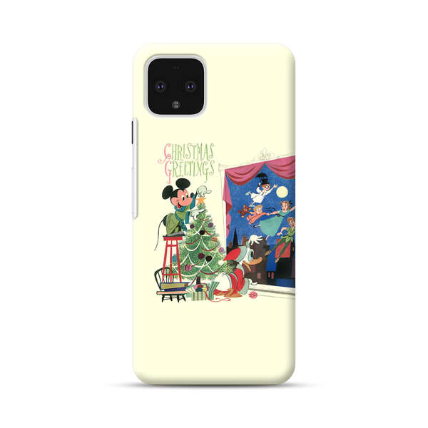 Christmas Disney Mickey Mouse and Peter Pan Google Pixel 4 Hard Case