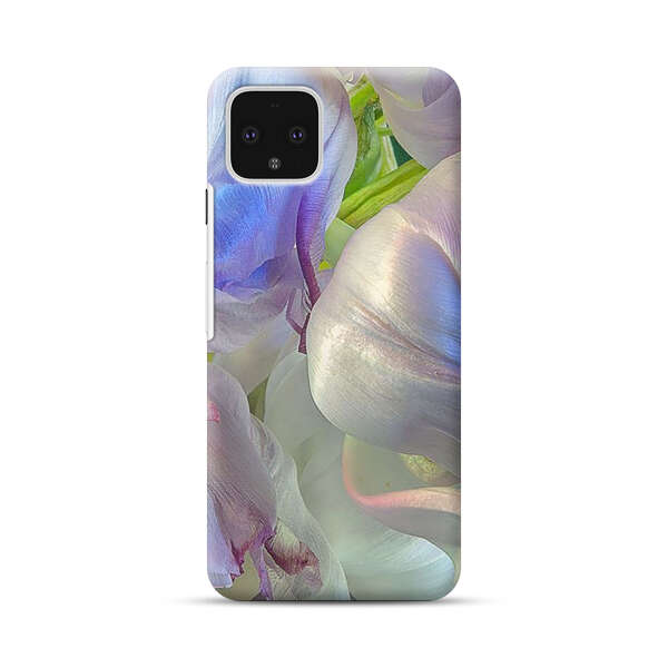 Delicate Pastel Flower Petals Close Up Google Pixel 4 Hard Case