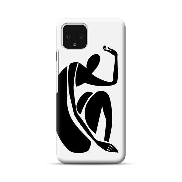Minimalist Abstract Human Figure Google Pixel 4 Hard Case